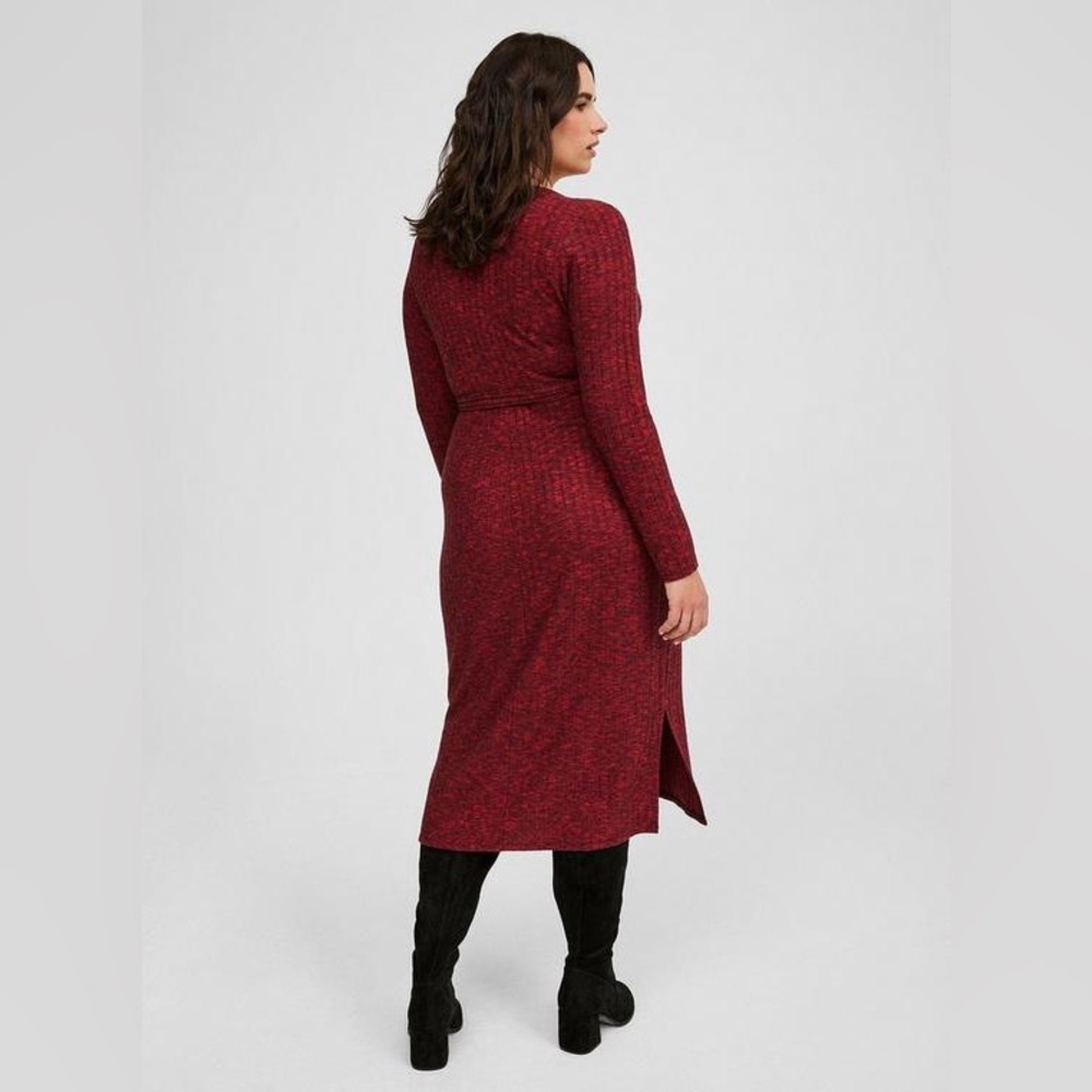 Torrid Red Long Sleeve Dress - Picture 2 of 16